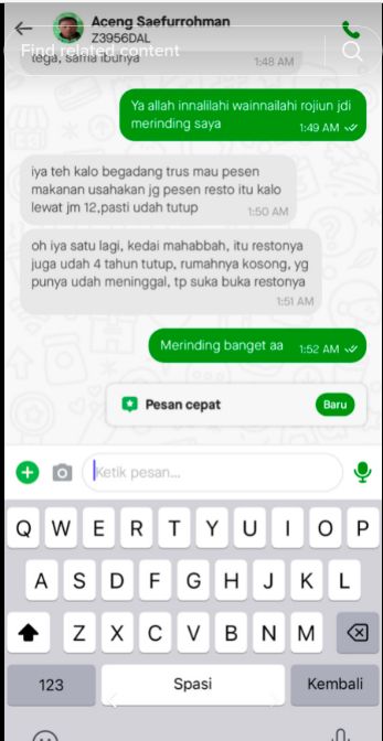 Kejadian horor saat pesan makanan via ojol