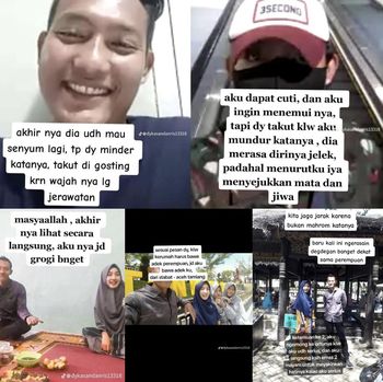 Kisah cinta pasangan Riska Rangkuti dan Sandy Triawan, viral di media sosial. Kisah cinta pasangan Riska Rangkuti dan Sandy Triawan, viral di media sosial.