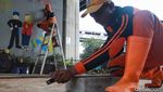 Kreatif Banget, PPSU Sulap Kolong Flyover Kebayoran Lama Lebih Asri