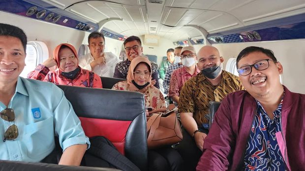 Kunjungan Mensos Tri Rismaharini ke beberapa kota di Papua. (Elvan Dany S/detikcom)