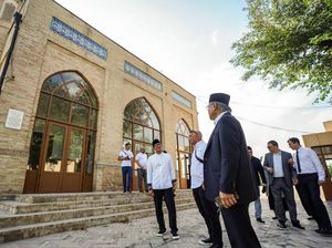 Ini Masjid Tempat Sukarno Salat di Uzbekistan, Menparekraf pun Napak Tilas