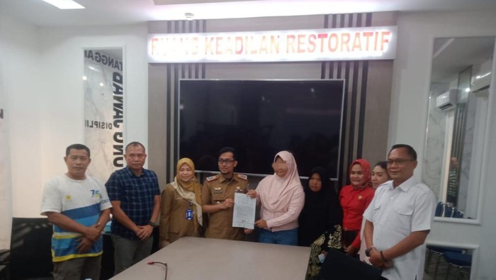 Mediasi antara Pemkot Jambi dan SFA di Polda Jambi. (Foto: Istimewa)
