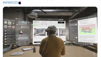 Ada juga yang sangat tertarik membeli karena memakai Vision Pro menghadirkan sensasi layaknya Iron Man. Foto: Twitter