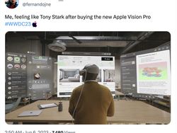 Meme Kocak Apple Vision Pro Dijual Rp 52 Juta Bikin Kantong Bolong