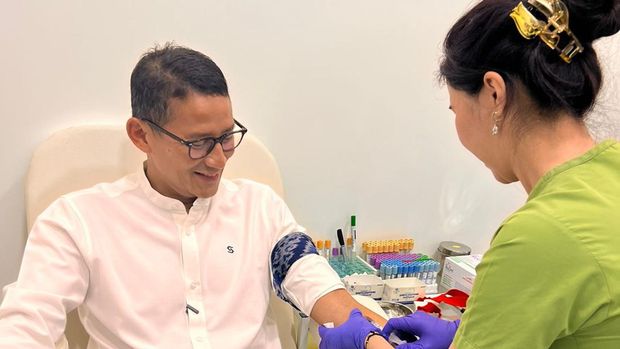 Menparekraf Sandiaga Uno di Human Lab and Medical Uzbekistan