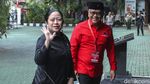 Momen Ganjar Sambut Jokowi di Rakernas III PDIP