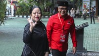 Ketua DPP PDIP Puan Maharani juga hadir dalam Rakernas yang mengusung tema Fakir Miskin dan Anak Terlantar Dipelihara oleh Negara. 