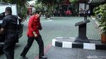 Momen Ganjar Sambut Jokowi di Rakernas III PDIP