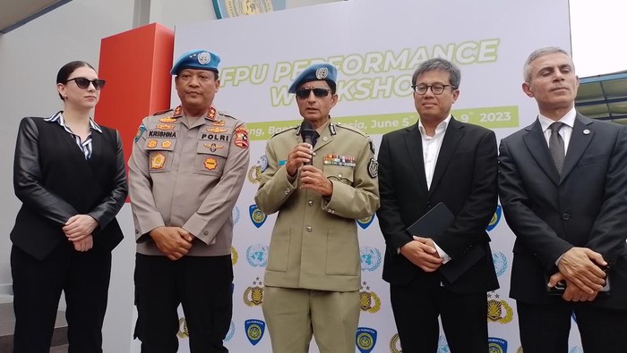 PBB Cek Kesiapan Tim Garuda Bhayangkara untuk Misi Perdamaian di Mali (Arief-detikcom)