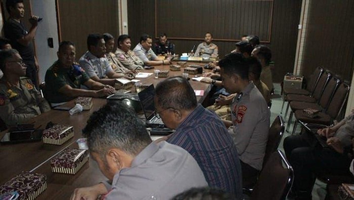 Rapat Koordinasi di Polres Parepare jelang laga Kualifikasi Playoff Liga Champions Asia antara PSM Makassar Vs Bali United.