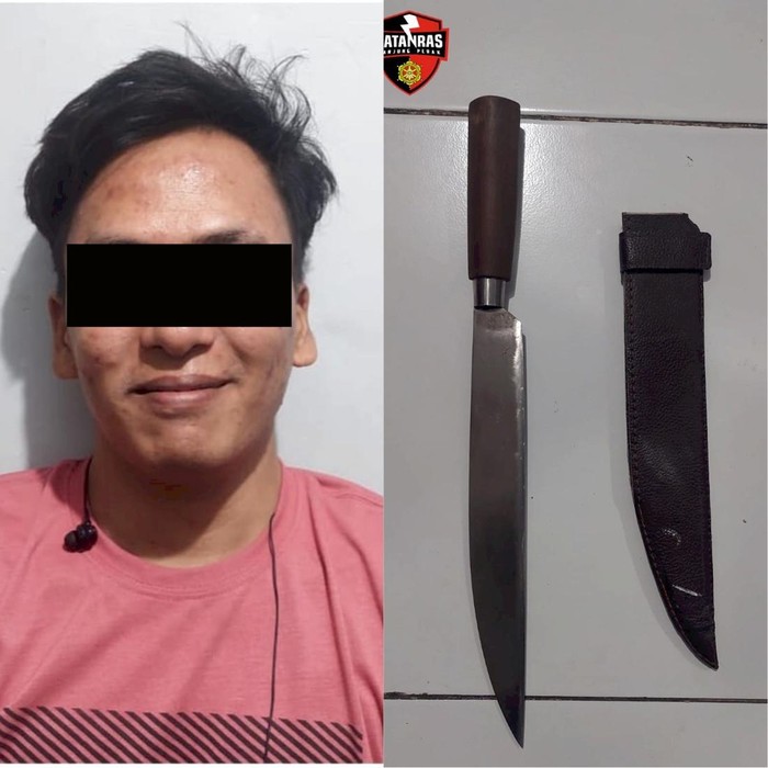 residivis jambret terjaring razia bawa sajam
