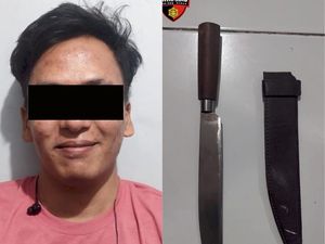 Residivis Jambret Bawa Sajam Terjaring Razia di Suramadu