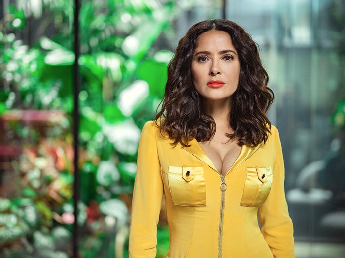 Salma Hayek Salma Hayek di Black Mirror Season 6.