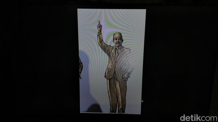 Sketsa Monumen Sukarno yang bakal dibangun di Bandung.