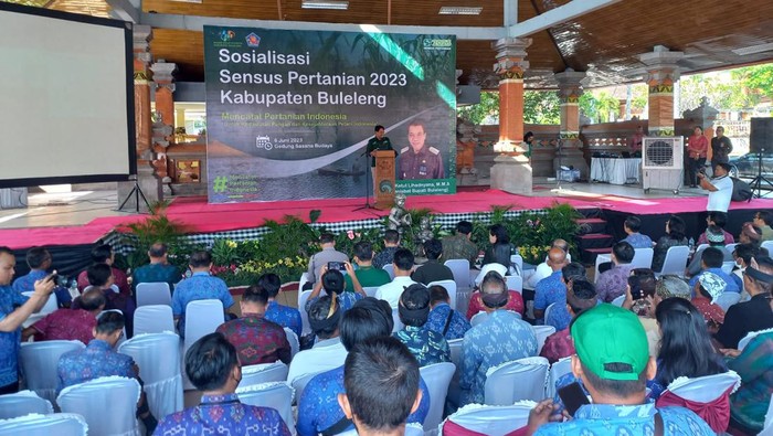 BPS Buleleng menyebar 522 petugas untuk menggelar sensus pertanian hingga 31 Juli 2023. Sensus akan dilakukan langsung ke rumah-rumah petani.