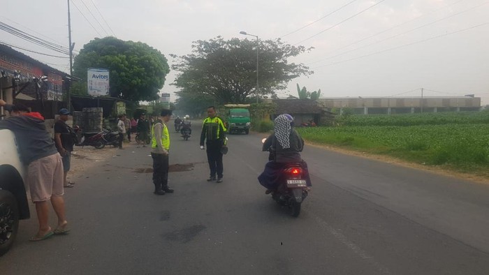 TKP tabrak lari pasutri di Mojokerto hingga tewas