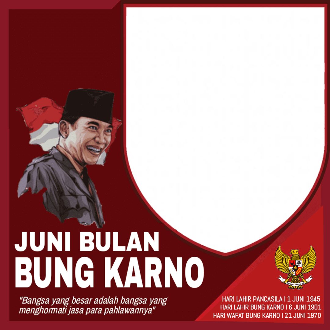Twibbon Hari Lahir Bung Karno