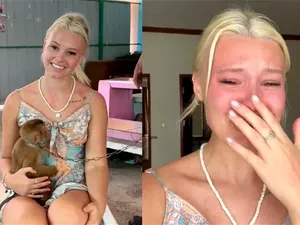 Viral Bule Nangis Kejer Lihat Topeng Monyet Pertama Kalinya