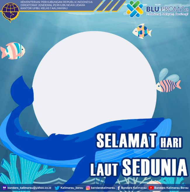 10 Twibbon Hari Laut Sedunia 2023 untuk Dipakai Tanggal 8 Juni