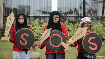 Aksi PRT Minta DPR Segera Selesaikan RUU PPRT