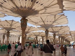 Kedatangan Jemaah Haji Arminareka di Tanah Suci