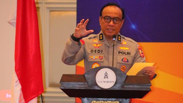 As SDM Polri Irjen Dedi Prasetyo.