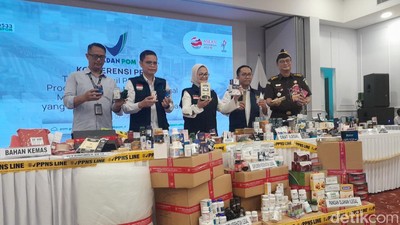 Penampakan Produk Ilegal Temuan BPOM, Pelangsing-Obat Kuat yang Berisiko Fatal