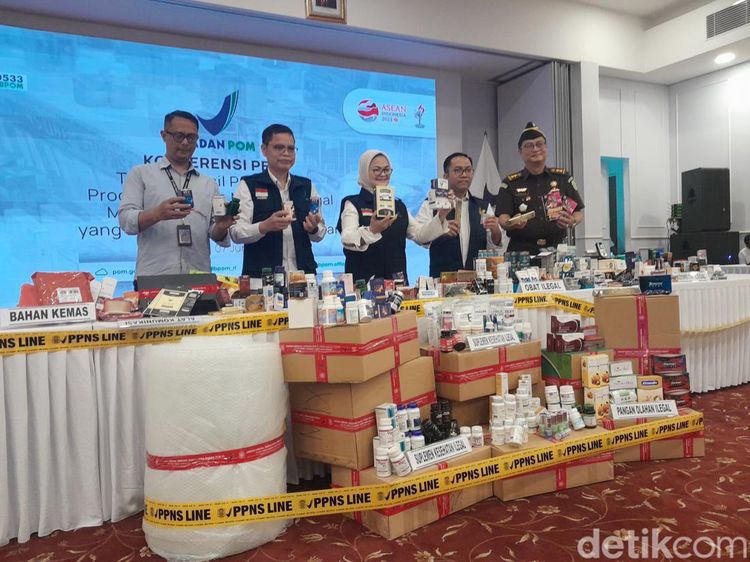 Penampakan Produk Ilegal Temuan BPOM, Pelangsing-Obat Kuat yang Berisiko Fatal