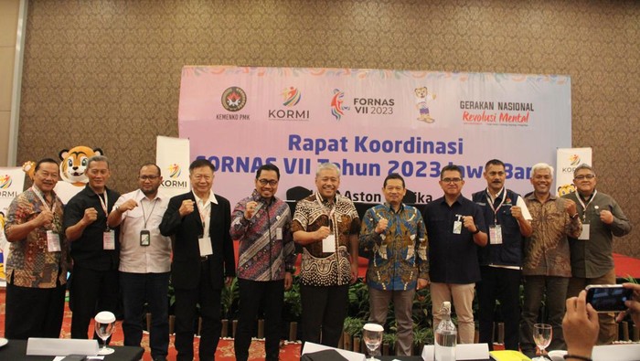 Rakor FORNAS VII 2023 Jawa Barat, Selasa (6/6/2023) di Hotel Aston, Jakarta.