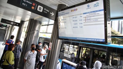 Halte TJ Senen Sentral Kembali Beroperasi, Begini Potretnya