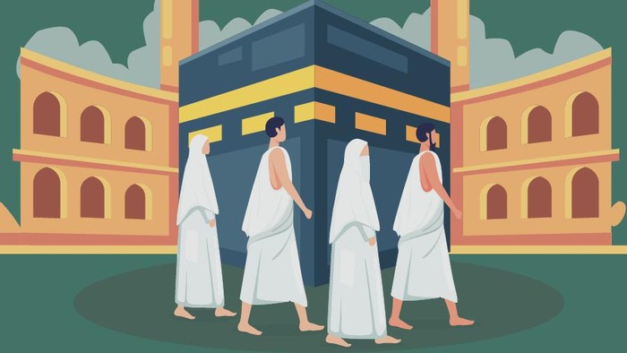 Doa Tawaf Putaran Pertama-Terakhir: Arab, Latin, dan Artinya