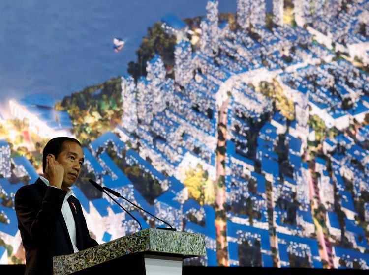 Potret Jokowi Promosikan IKN di Singapura