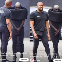 Penampilan lain Bianca Censori yang bikin geleng-geleng adalah saat ia memakai busana ini untuk ke gereja. Foto: Dok. YouTube 7News