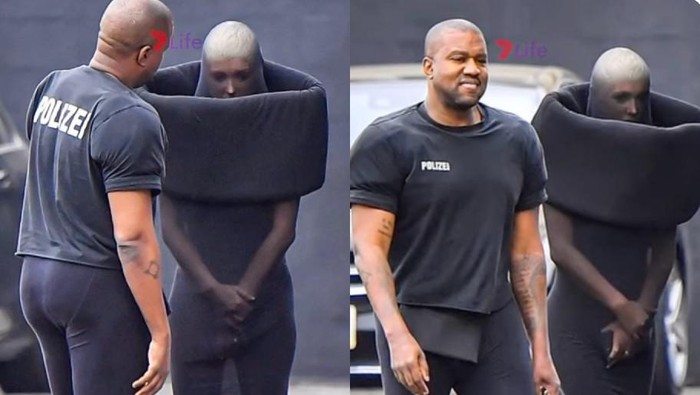 LOS ANGELES, CA - MAY 13: Kanye West and Bianca Censori are seen on May 13, 2023 in Los Angeles, California.  (Photo by Rachpoot/Bauer-Griffin/GC Images)