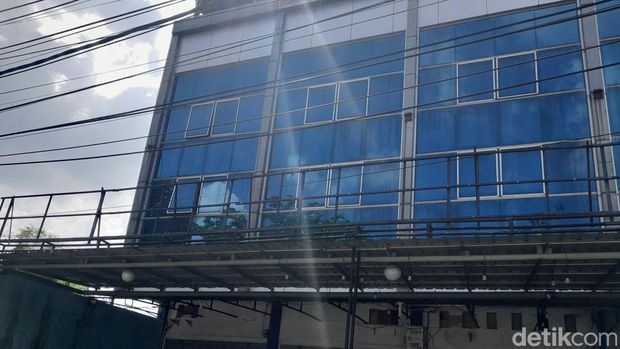 Kondisi Kampus STIE Indonesia di Jalan Ringroad. (Foto: Nizar Aldi/detikSumut)