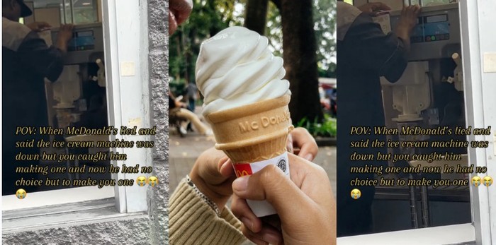 Sebut Mesin Es Krim Rusak, Pelayan Ini Ketahuan Berbohong