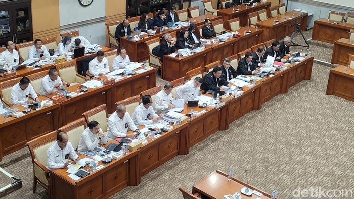 Rapat di Komisi III DPR, Rabu (7/6/2023). (Dwi Rahmawati/detikcom).