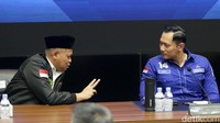 Pertemuan AHY dengan Sekber KIB pro Anies Baswedan tampak cair.  