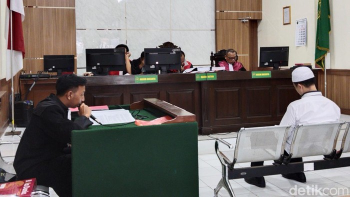 Sidang tuntutan kasus pemotongan dana hibah lembaga keagamaan Kabupaten Tasikmalaya. Sidang digelar di PN Bandung, Rabu (7/6/2023).