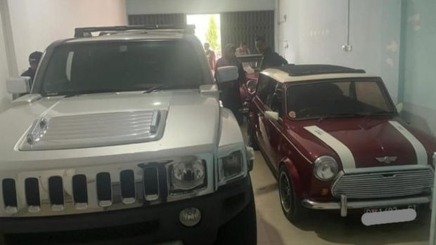Tiga mobil Andhi Pramono yang disita KPK (dok. istimewa)