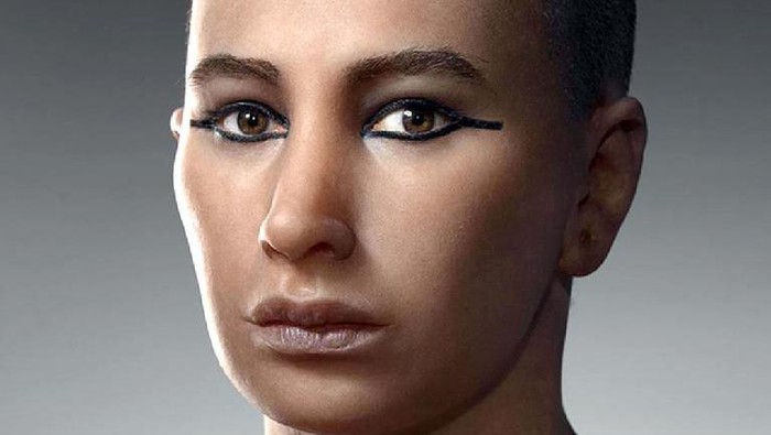 Wajah Firaun Tutankhamun lewat rekonstruksi wajah digital