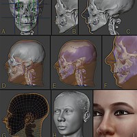 Wajah Firaun Tutankhamun lewat rekonstruksi wajah digital