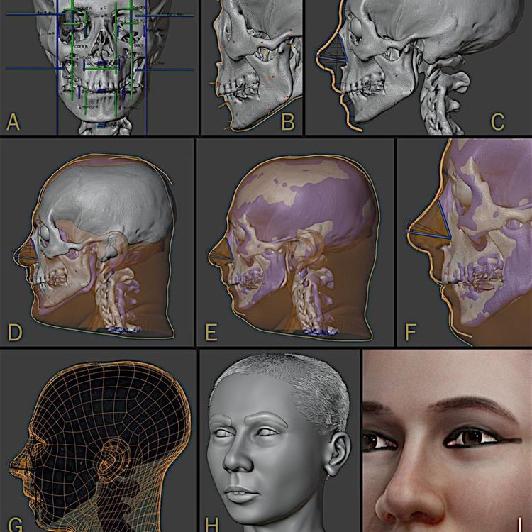 Wajah Firaun Tutankhamun Wajah Firaun Tutankhamun lewat rekonstruksi wajah digital