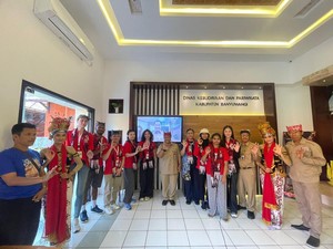 Banyuwangi Kembali Jadi Lokasi Pelatihan Seni Budaya bagi Mahasiswa Asing
