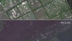 Foto Satelit Wilayah Ukraina Sebelum dan Sesudah Banjir Bendungan Jebol