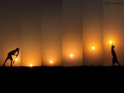 Keren! Deretan Foto Siluet Menangkap Matahari Terbenam Tanpa Photoshop