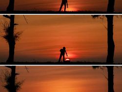 Keren! Deretan Foto Siluet Menangkap Matahari Terbenam Tanpa Photoshop