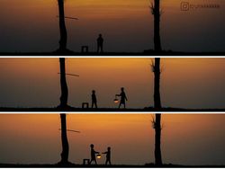 Keren! Deretan Foto Siluet Menangkap Matahari Terbenam Tanpa Photoshop