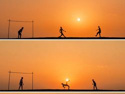 Keren! Deretan Foto Siluet Menangkap Matahari Terbenam Tanpa Photoshop