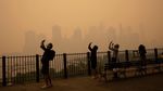 Langit New York Berubah Oranye Gegara Asap Kebakaran Hutan